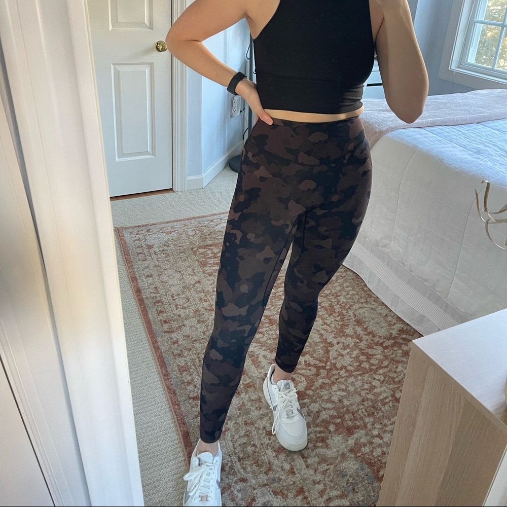 Balance/Vitality Brown & Black Camo Leggings